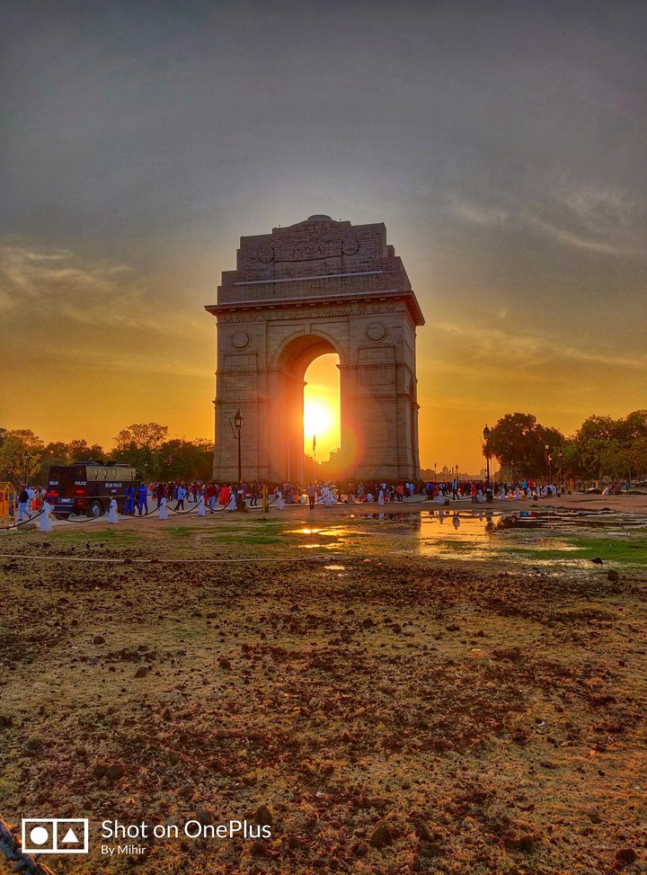 india Gate Evening.