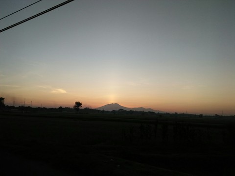 perfect timing for the sunrise