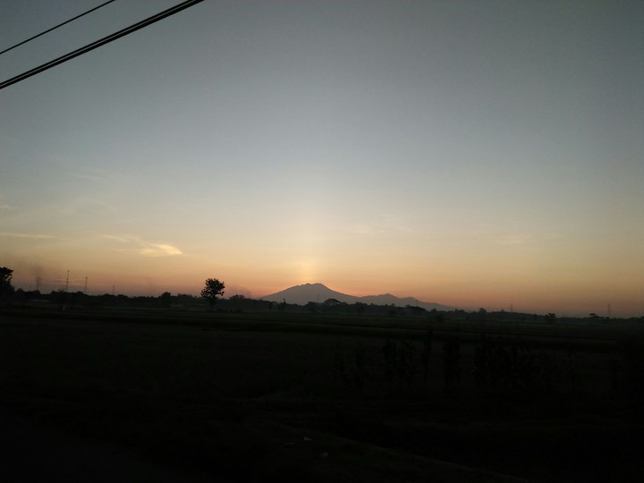 perfect timing for the sunrise