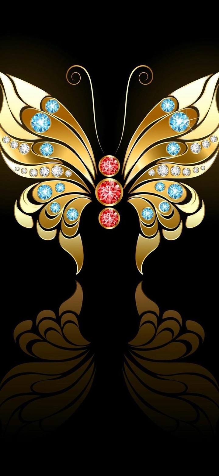 Gold butterfly