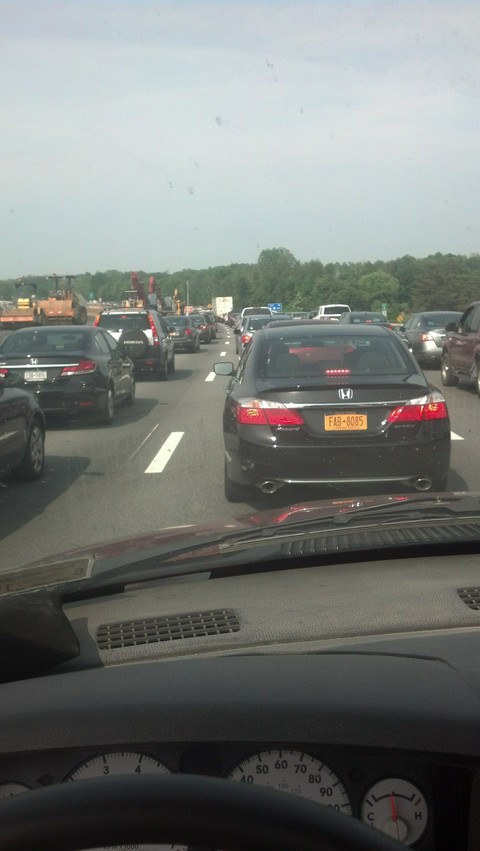 stuck on the freeway