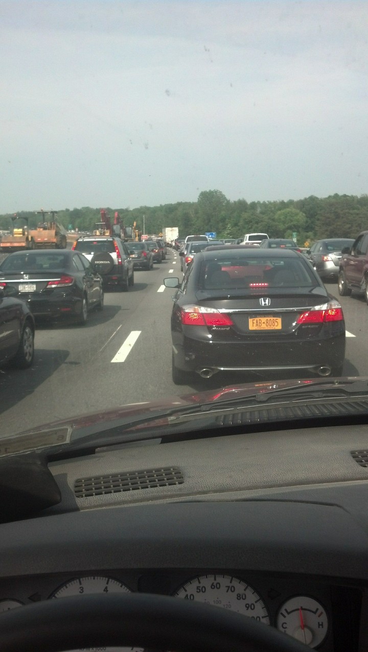 stuck on the freeway