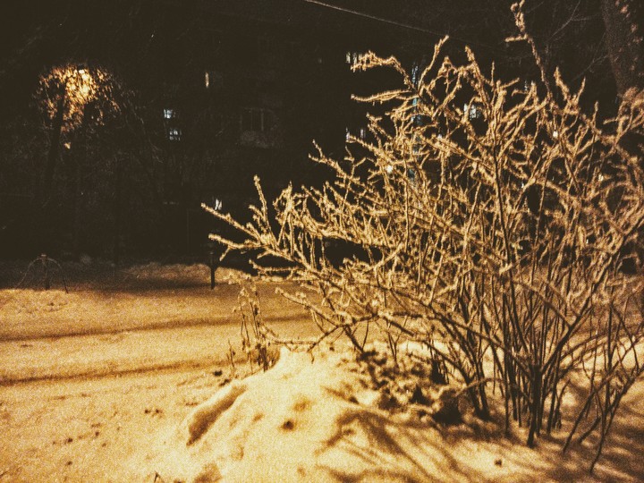 зима в городе