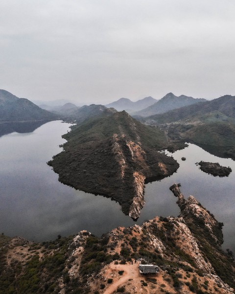 lake and mountain view