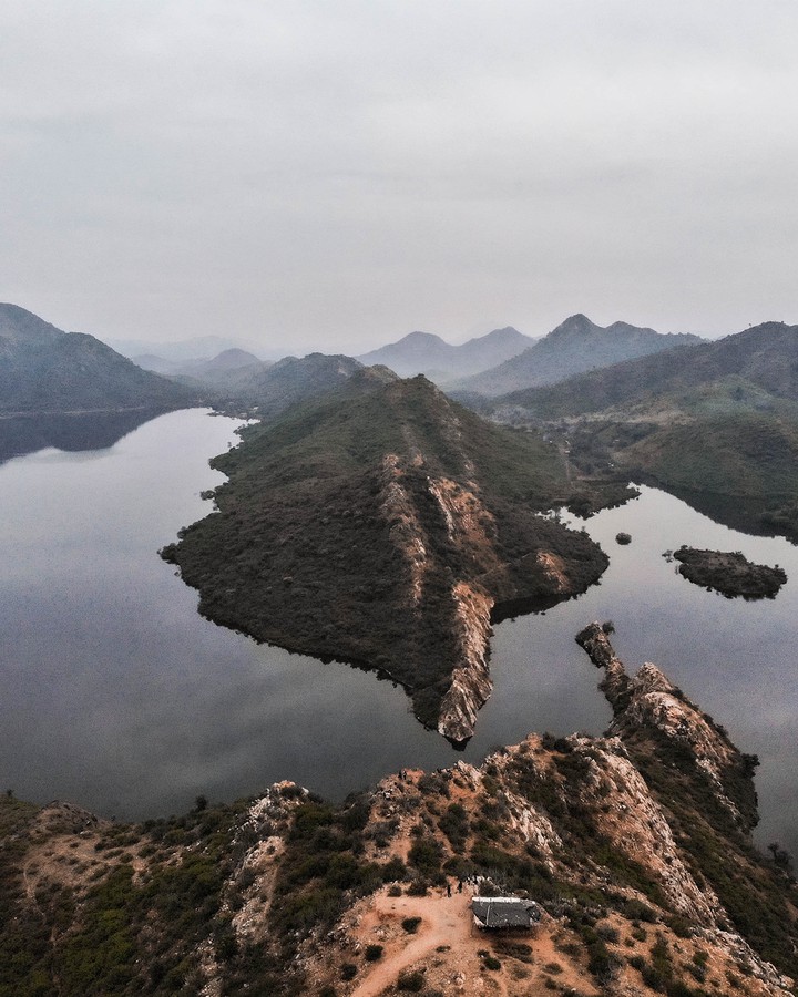 lake and mountain view
