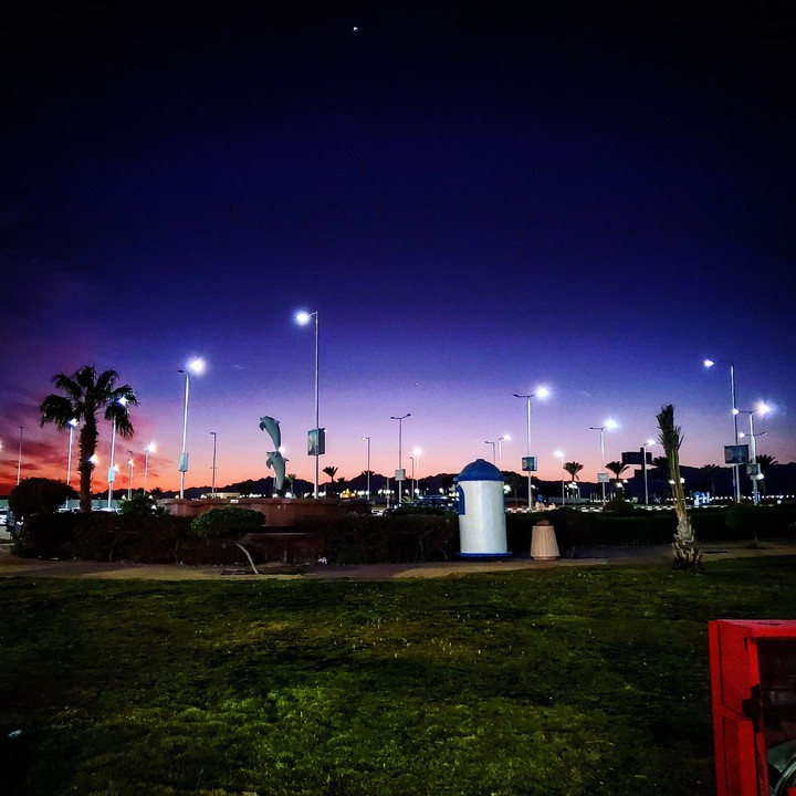 Airport evening