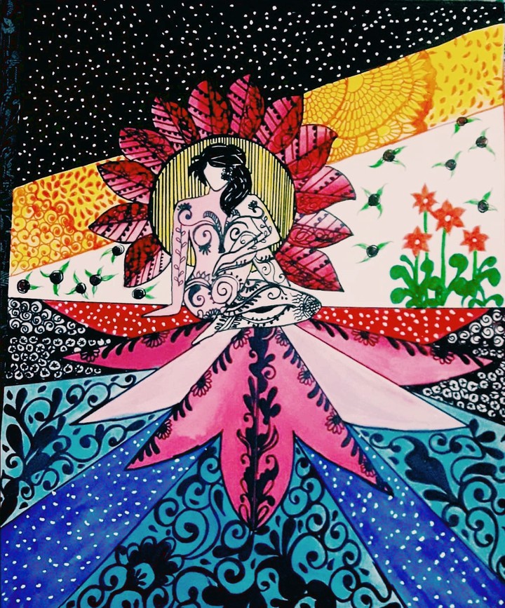 Beautiful Painting drawn by my sister.