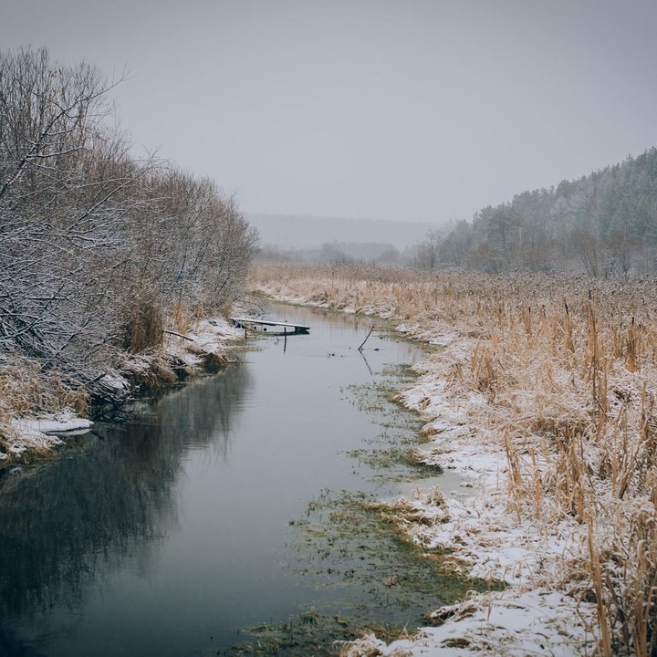 winter river
