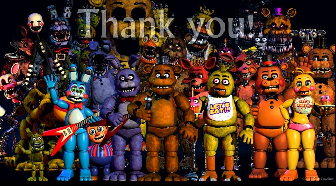 Fnaf 1,2,3 et 4