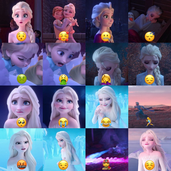 EACH EXPRESSION HAS ITS OWN EMOJI
