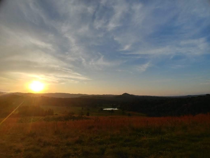 pôr do sol