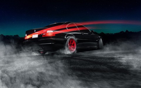 BMW M3 в дрифте