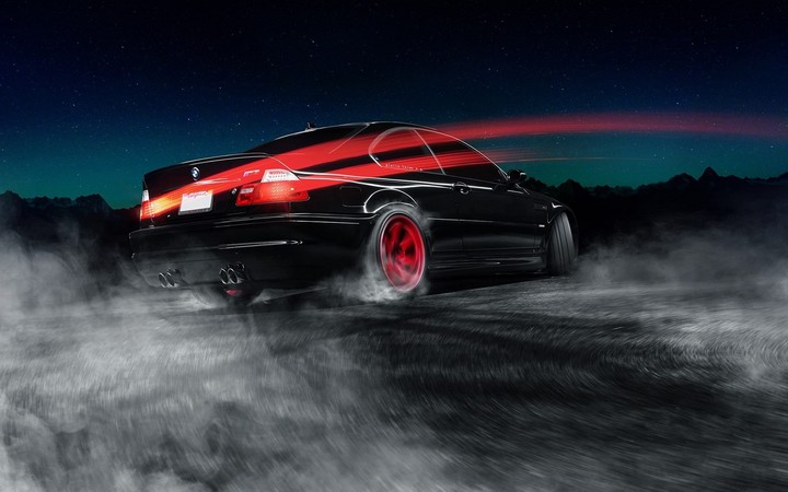 BMW M3 в дрифте