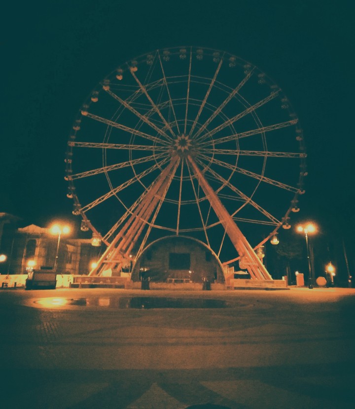 night in the square