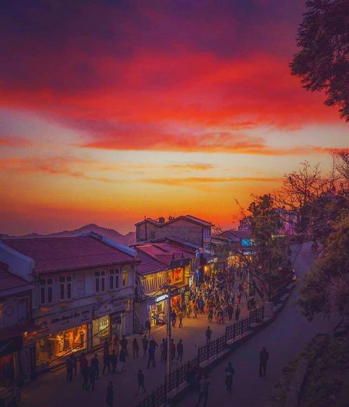 fire sky