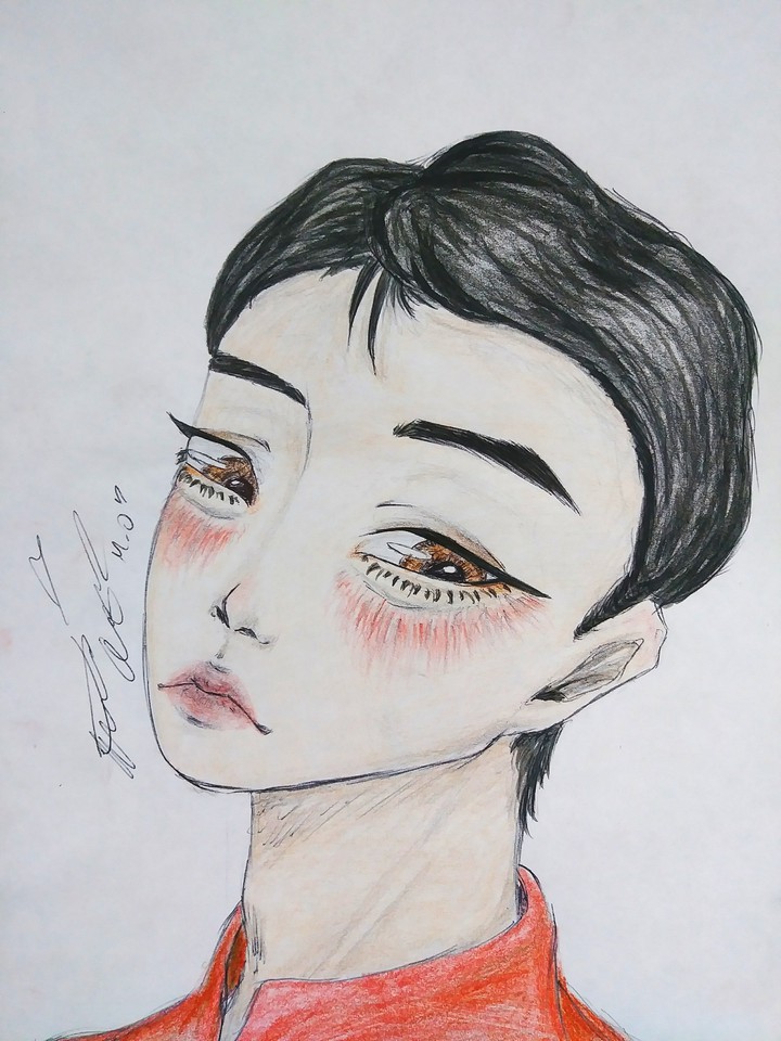 colored pencil drawing