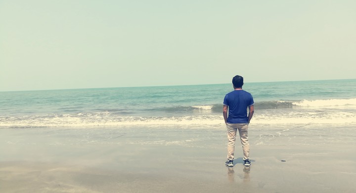 Watching sea