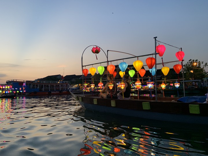 Spectacular night view in Vietnam