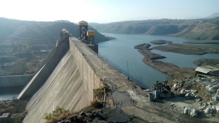Dam under construction