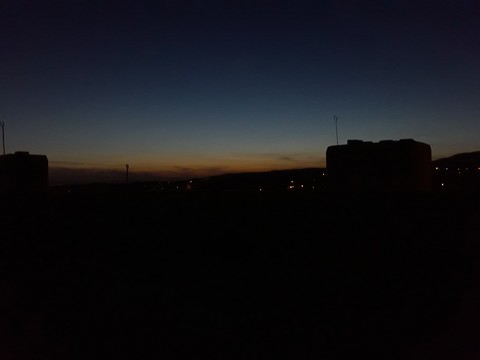 zagreb late sunset