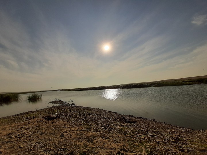 на рыбалке