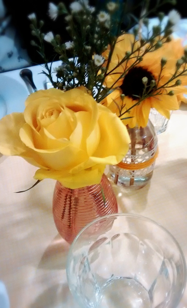 flor com decoração