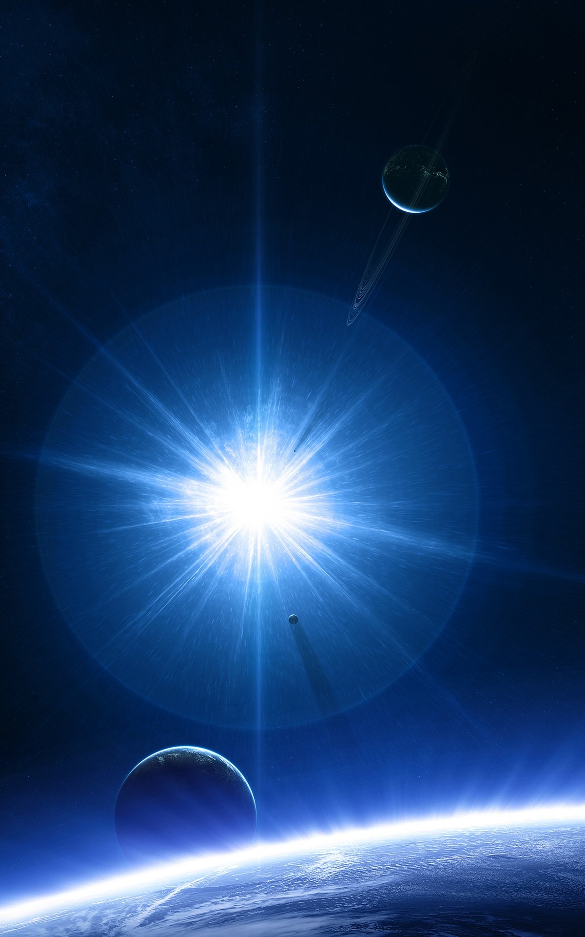 sfondi astronomy, blue