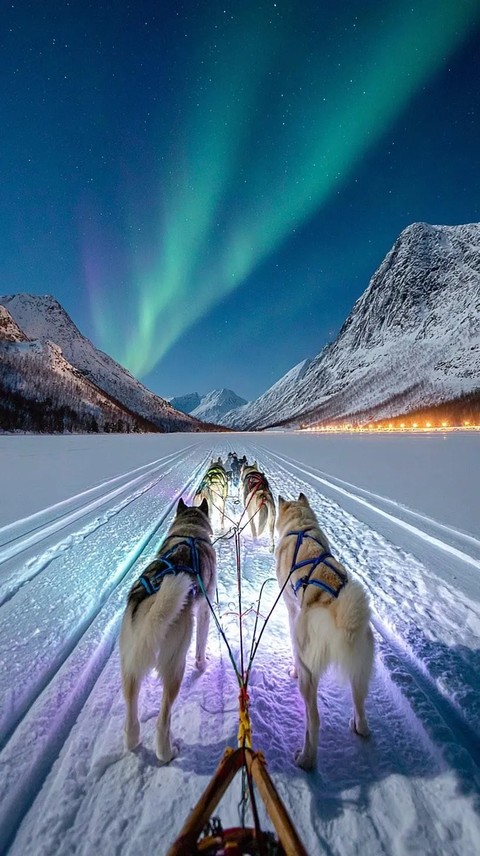 sfondi tundra, Sled