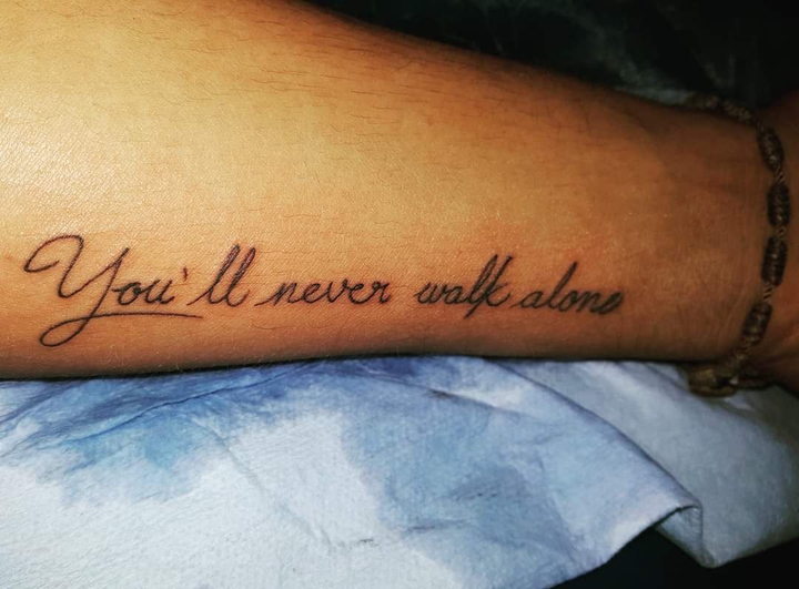 You wiil never Walk Alone
