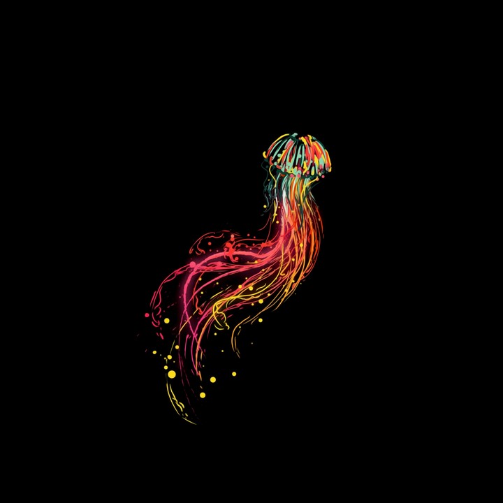 Abstract Jellyfish