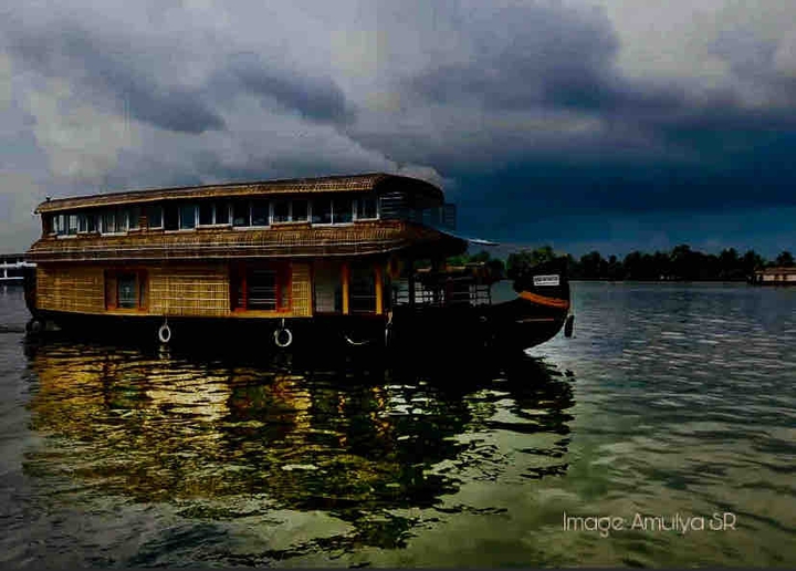 Boat house in kerala
