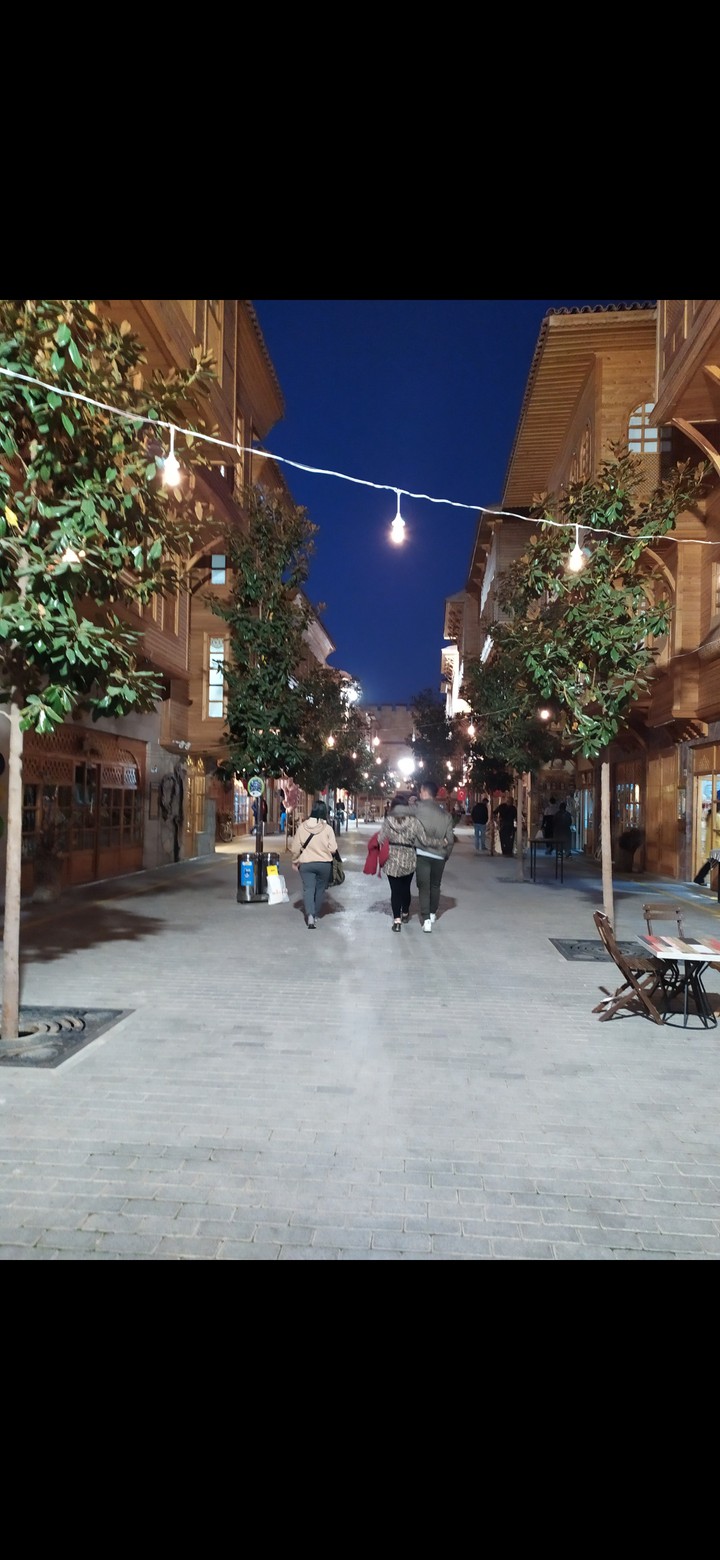 the street