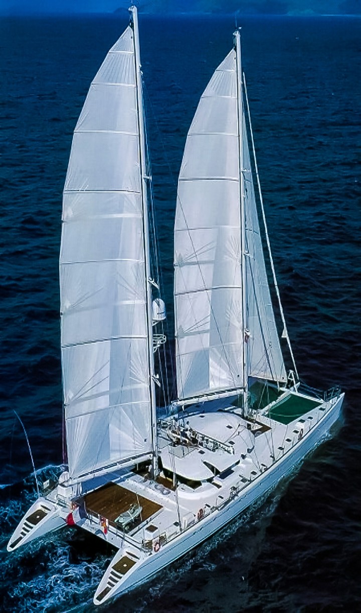 Double Sails Catamaran