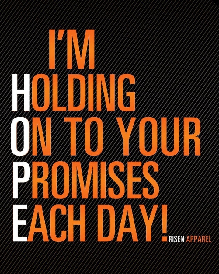Hope in the Lord as He will provide