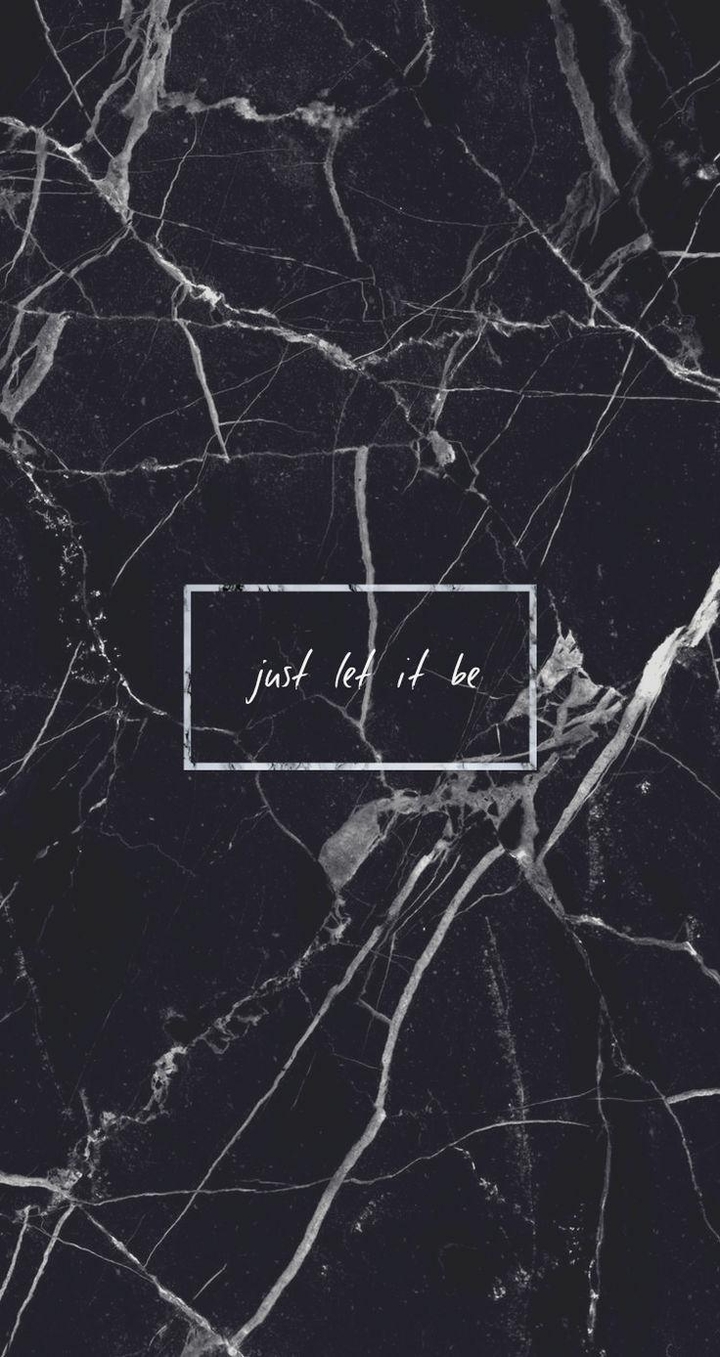 just let it to be