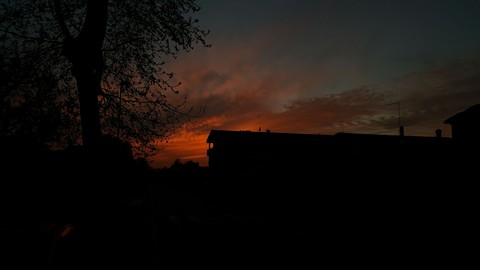 Tramonto di fuoco