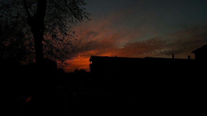 Tramonto di fuoco