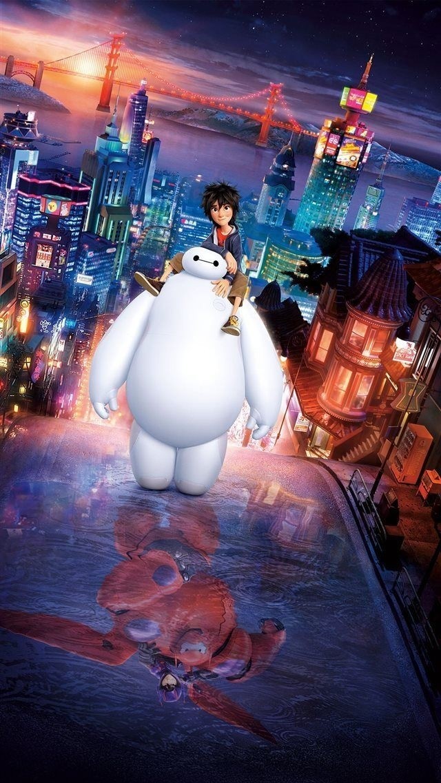 hiro and baymax form the big hero 6