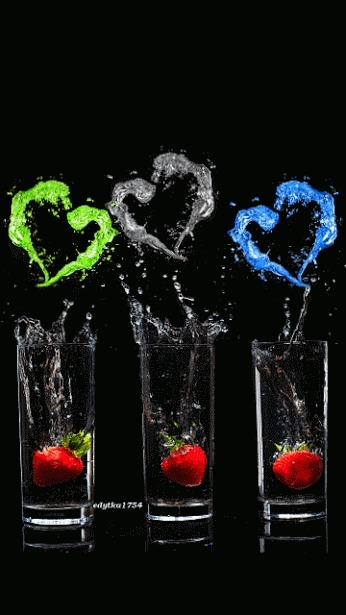 hearts of bubbles