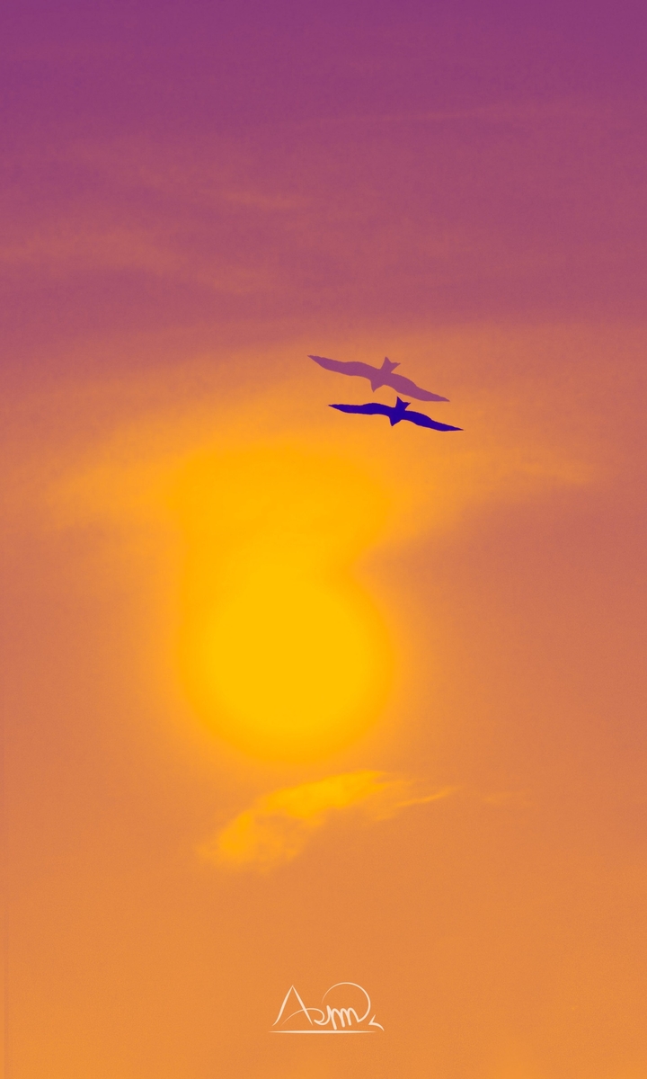 HDR sunset