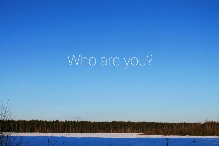 who are you?
