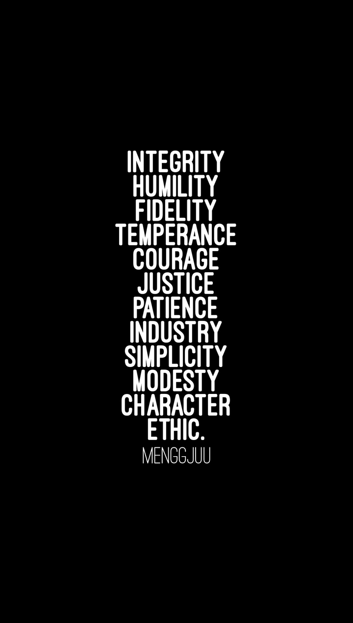 Character Ethic.
