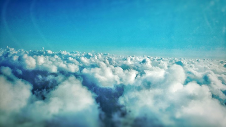 above the clouds