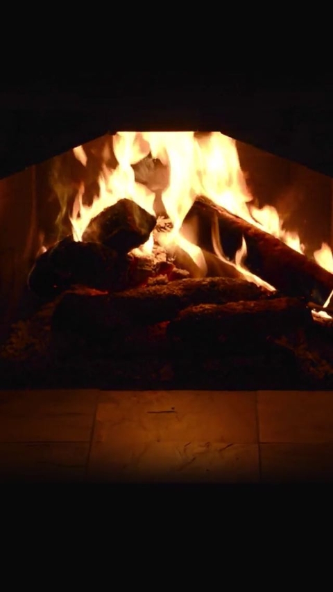 шпалери fireplace, heat