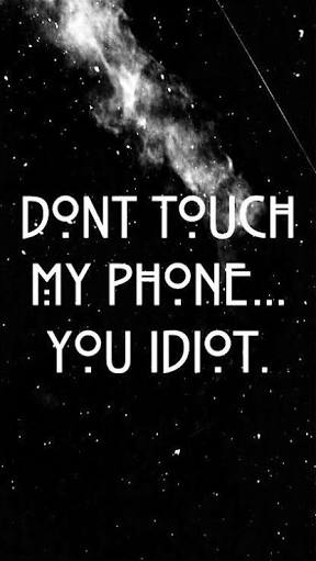 dont touch