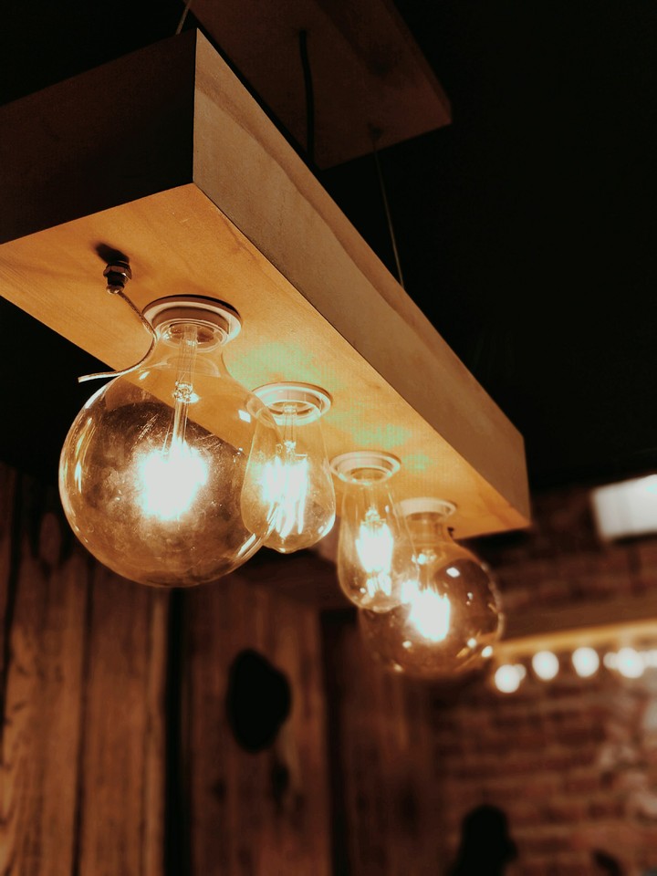 Bulbs at bar