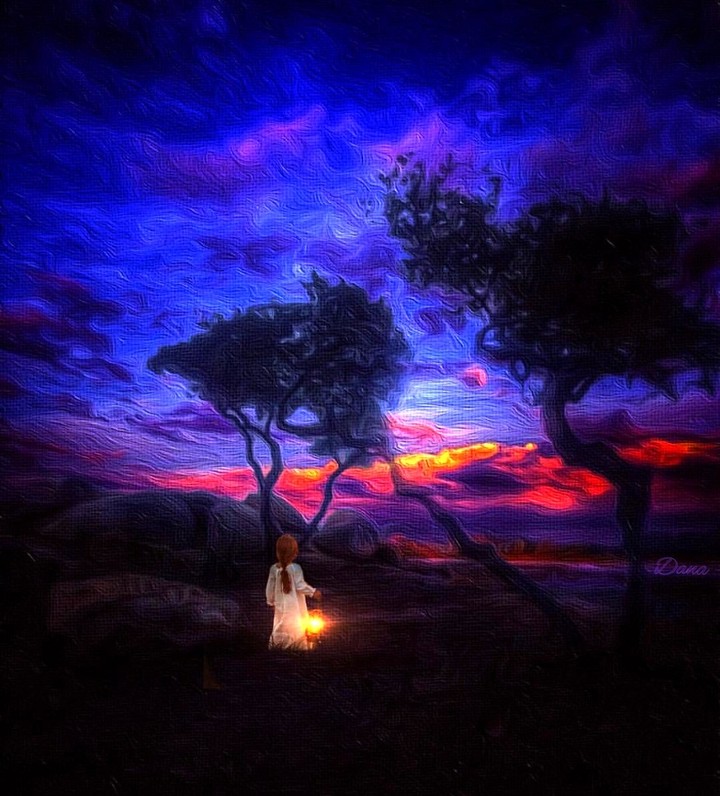 Girl and Twilight