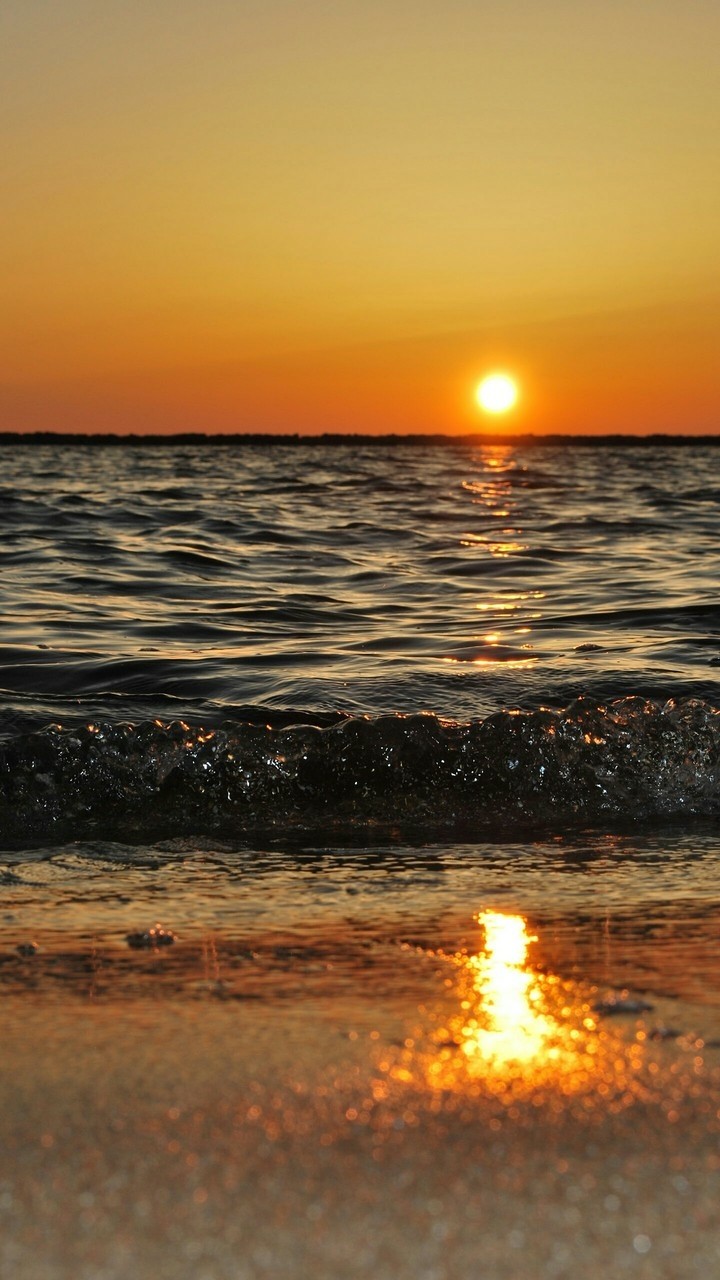 вечернее море