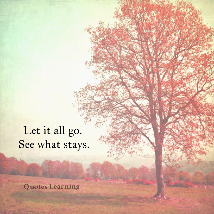 Let it all go