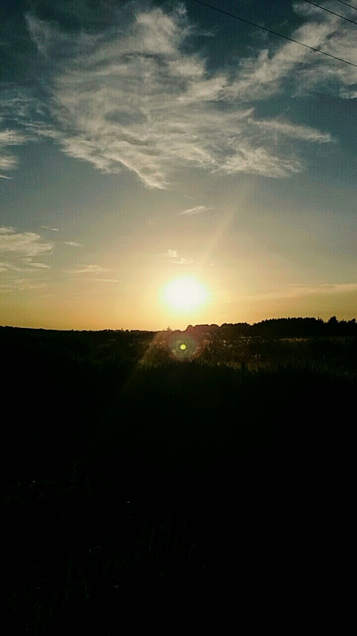 Sunset in Poland